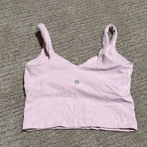 Lululemon Pink Ribbed Align Tank